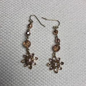 4/$20.00  Floral Linear Earing